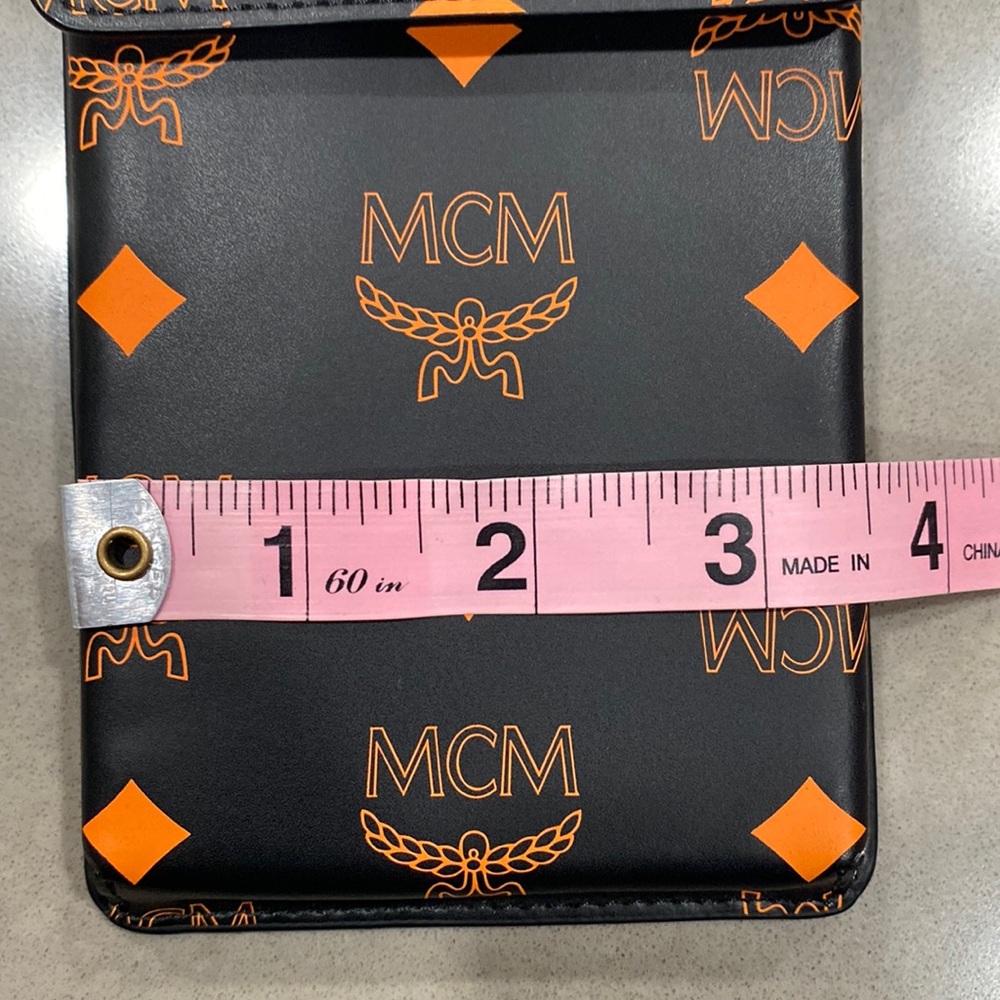 new MCM leather lanyard phone case wallet - Picture 8 of 9